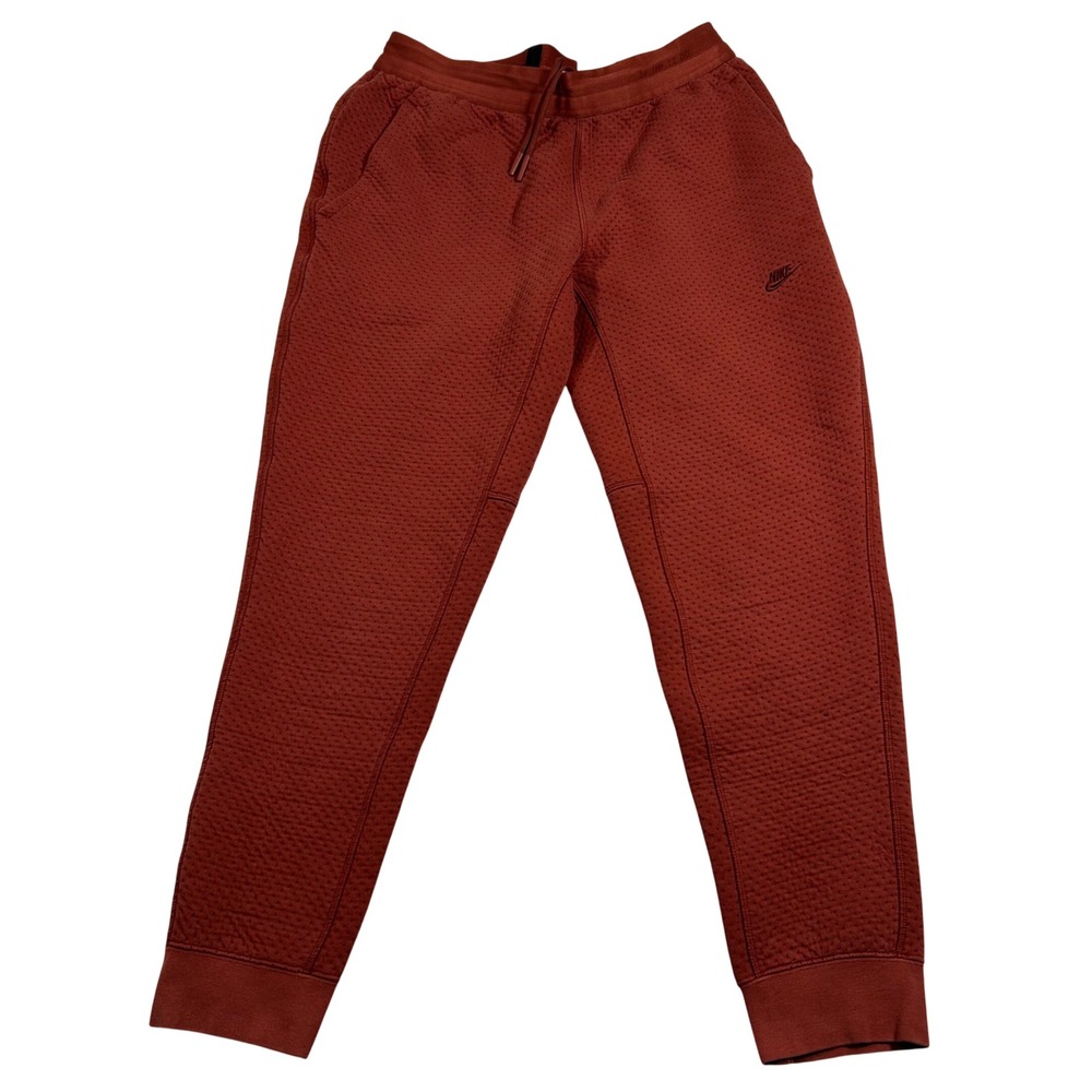 Nike‎ Tech Pack Joggers Mens Medium Rust Therma-FIT ADV Knit Tapered DD6625-670